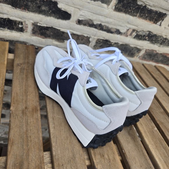 New Balance  Gray and White Sneakers - Picture 3 of 4